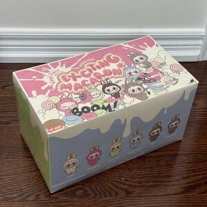 POP MART The Monsters Exciting Macaron Labubu Plush Pendant Blind Box Set